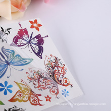 Wholesale Body Art Tattoo Sticker Waterproof Temporary Butterfly Floral Body Tattoo Sticker